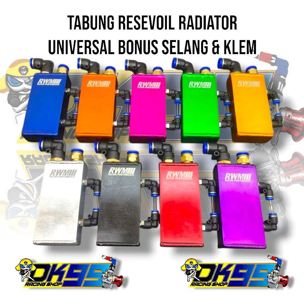 Jual Tabung Air Radiator Kotak Slim Universal Tabung Resevoil Cadangan ...