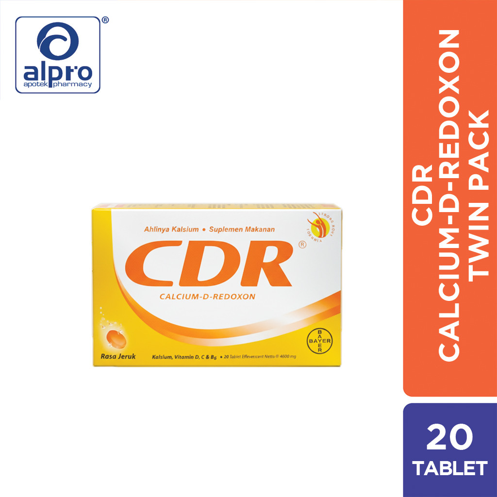 Jual Cdr Twinpack 20 Tablet Minuman | Shopee Indonesia