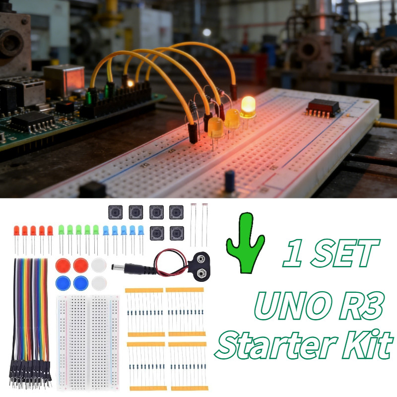 Jual 1 Set Breadboard Kit For UNO R3 Arduino UNO R3 Starter Kit Mini ...