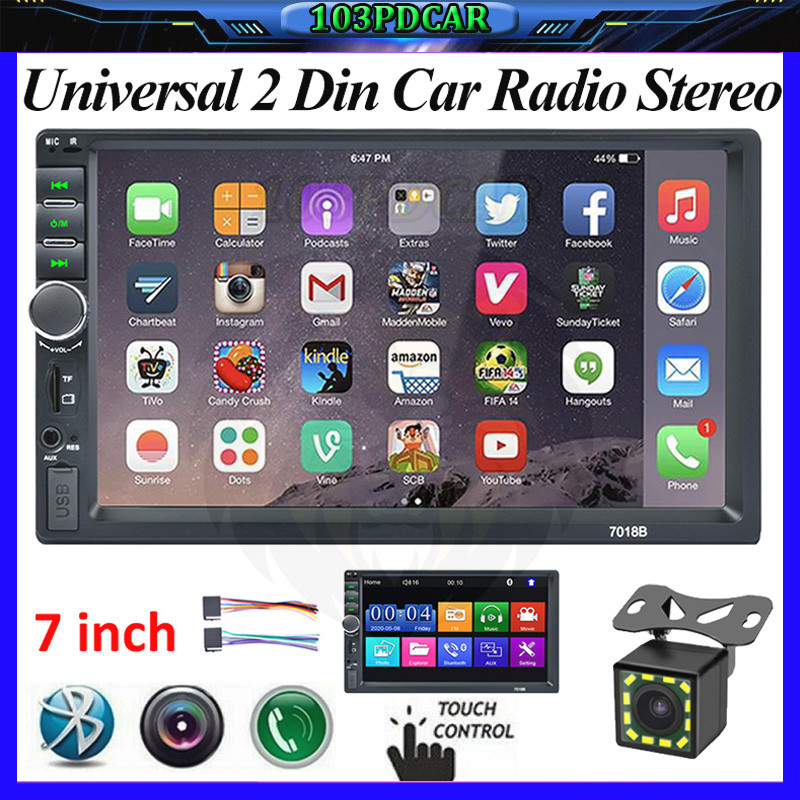 7018B Head Unit Mobil 7 Inch Layar Sentuh - Bluetooth, Kamera Mundur, Android Auto, COD