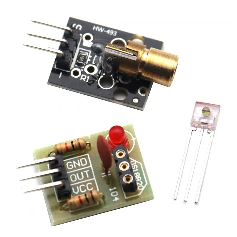 Jual KY-008 650nm Laser Transmitter Module with Laser Sensor Module Non ...