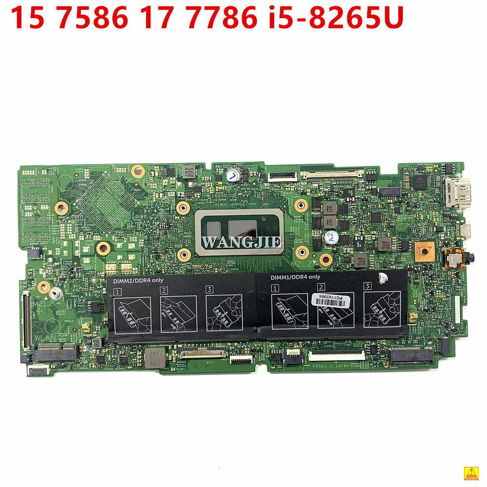 Jual For Dell piron 15 7586 17 7786 Laprop Motherboard 187061 H3KD8 ...