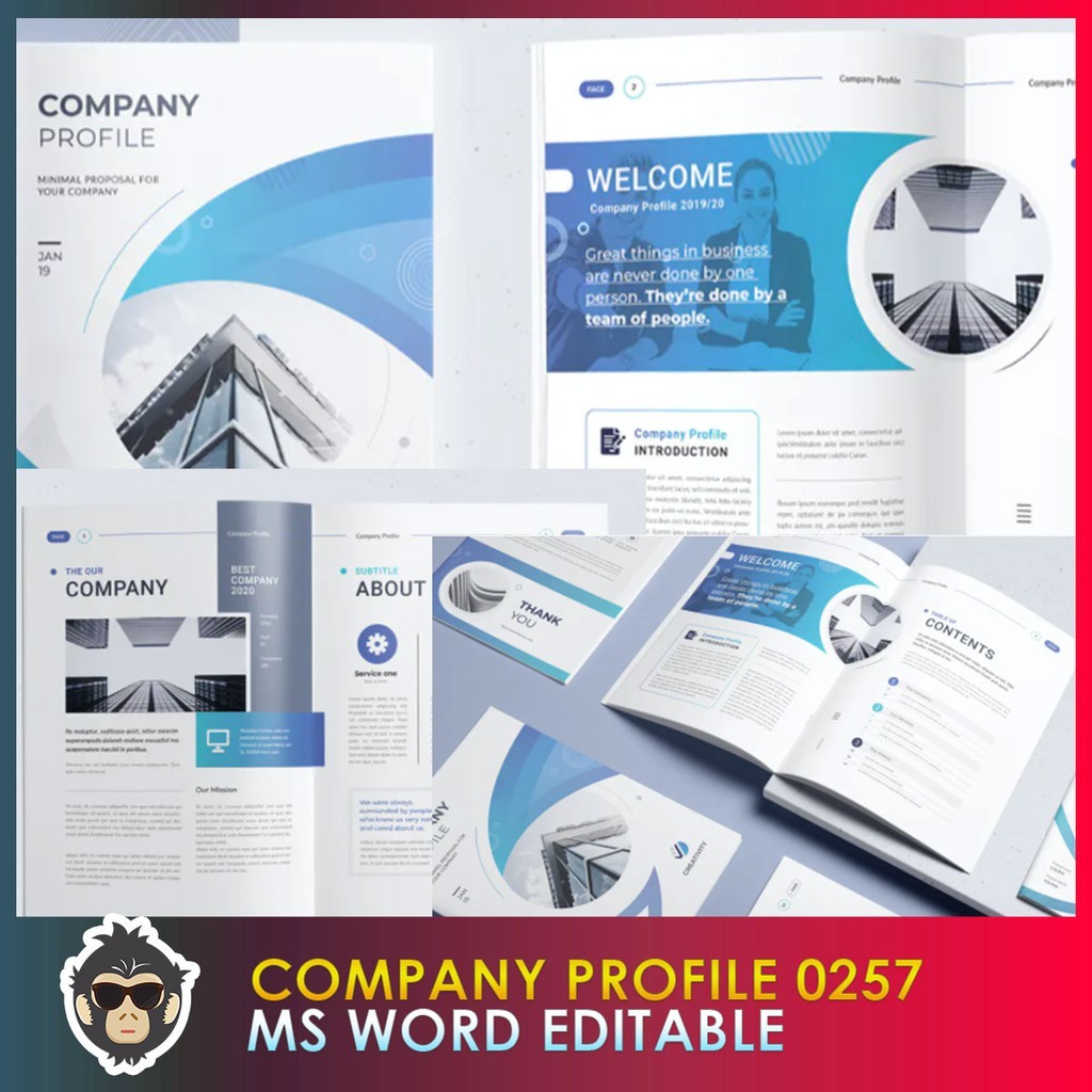 Jual Microsoft Word Editable Company Profile | Shopee Indonesia