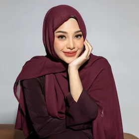 Lozy Hijab Pashmina Voal Mima Shawl (Pashmina Bahan Arabian Voal)