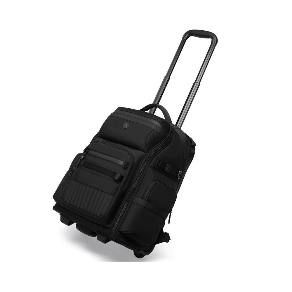 Jual JACKMAN 9820S Backpack Bag With Trolley Tas Ransel Semi Koper Roda ...
