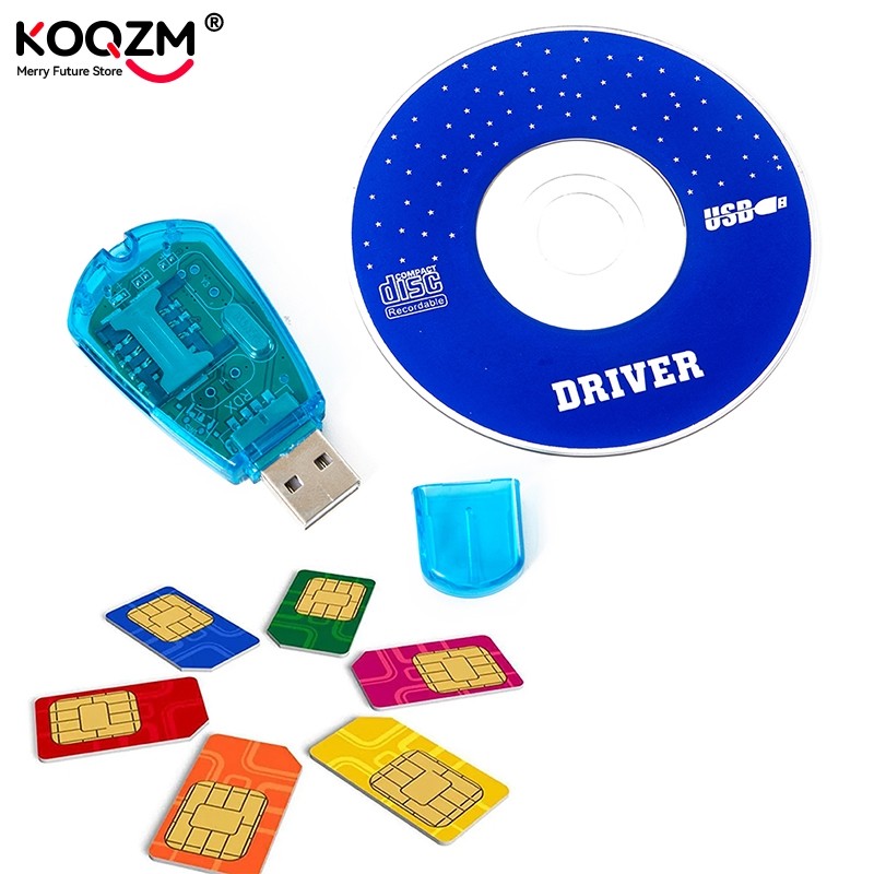 Jual USB SIM Copy/Cloner Kit SIM Card Reader GSM CDMA SMS Backup + CD ...