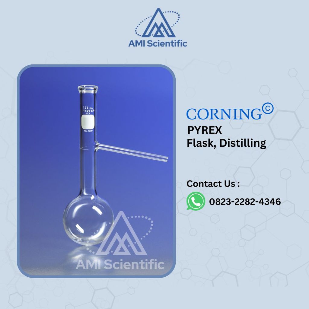 Jual Distilling Flask Pyrex Corning CAT 4620 | Shopee Indonesia