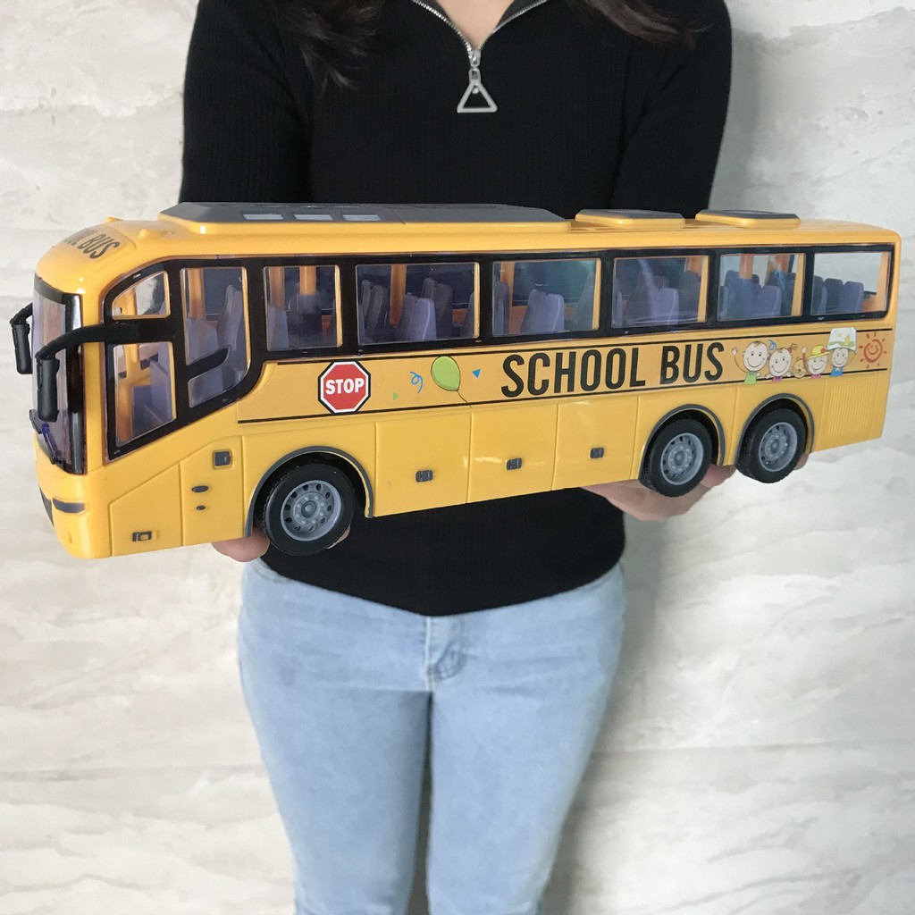 Jual Rc Large Electric Bus Rao Controlled Car Tour Bus Sool Bus Model ...