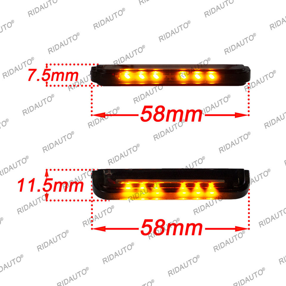 Jual DIY Amber Yellow White LED Pickup Truck Lights For Aftermarket ...