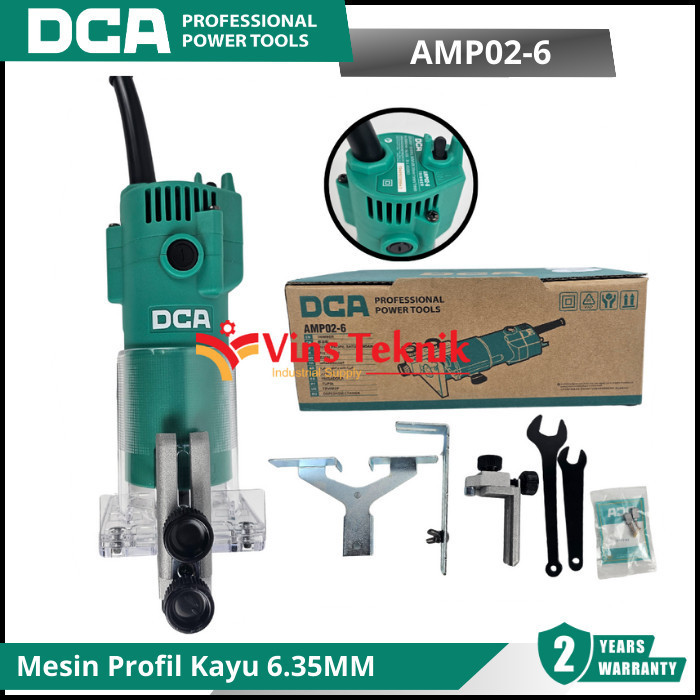 Jual DCA AMP02-6 Mesin Profil Kayu Trimmer 6.35MM AMP 02-6 | Shopee ...
