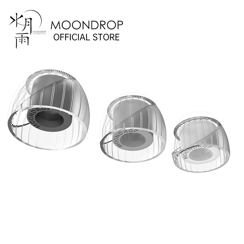 Jual Moondrop Spring Tips Acoustic Waveguide Double Support Structure 