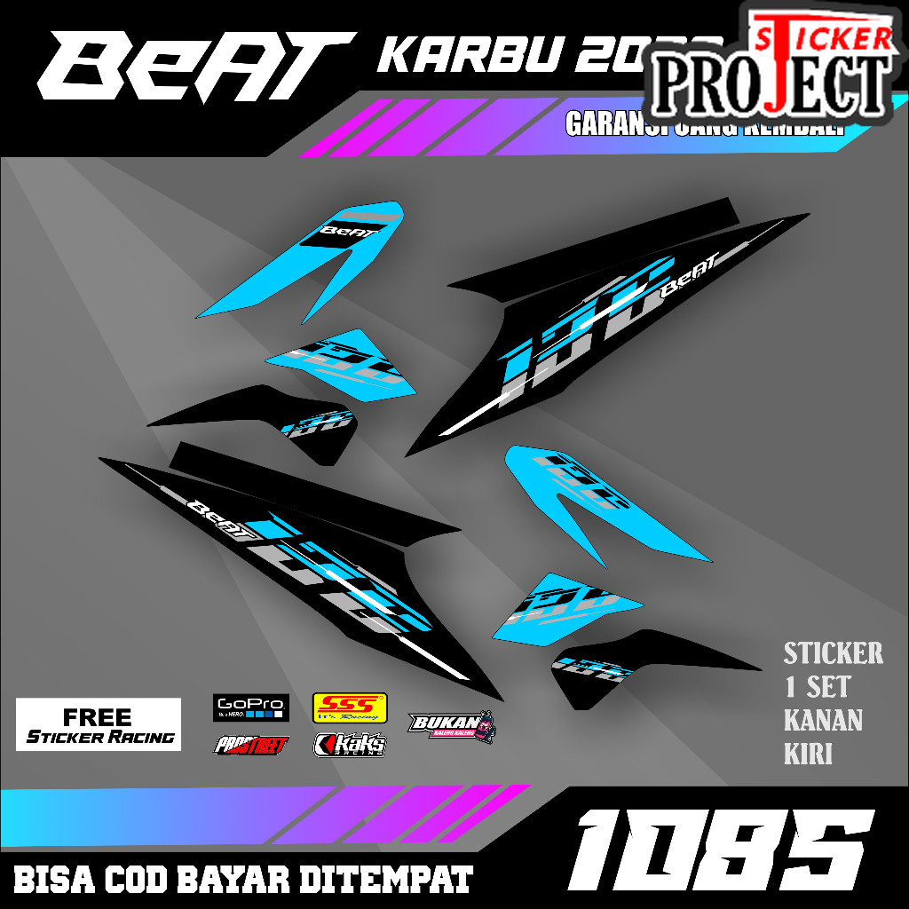 Jual Striping Stiker Sticker Motor Beat Karbu Carbu Old Motif Design ...