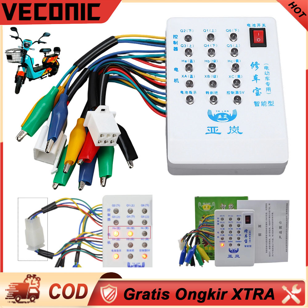 Jual Penguji Kontroler Motor Brushless 24V 36V 48V 60V 72V Mobil ...