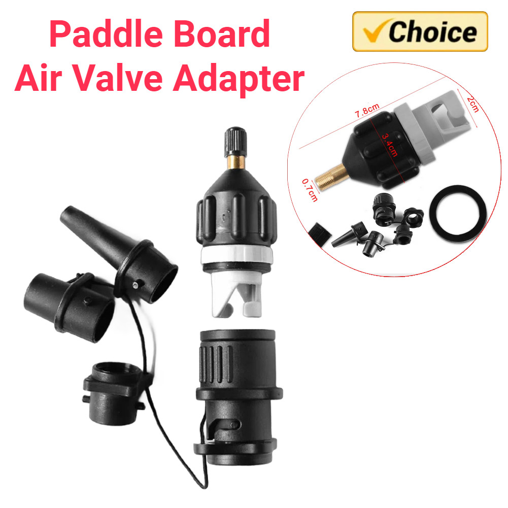 Jual Air Valve Adaptor Tire Compressor Converter Kayak Surfboard Raft ...