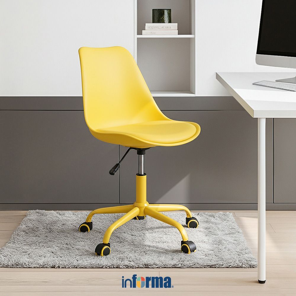 Jual Informa Macaroons Kursi Kantor Sandaran Rendah V2 - Kuning Tempat ...