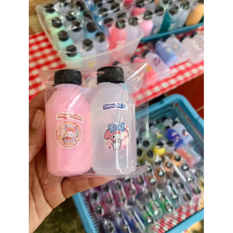 Jual slime kit tofu clear jelly slimekit 50ml | paket hampers ulang ...