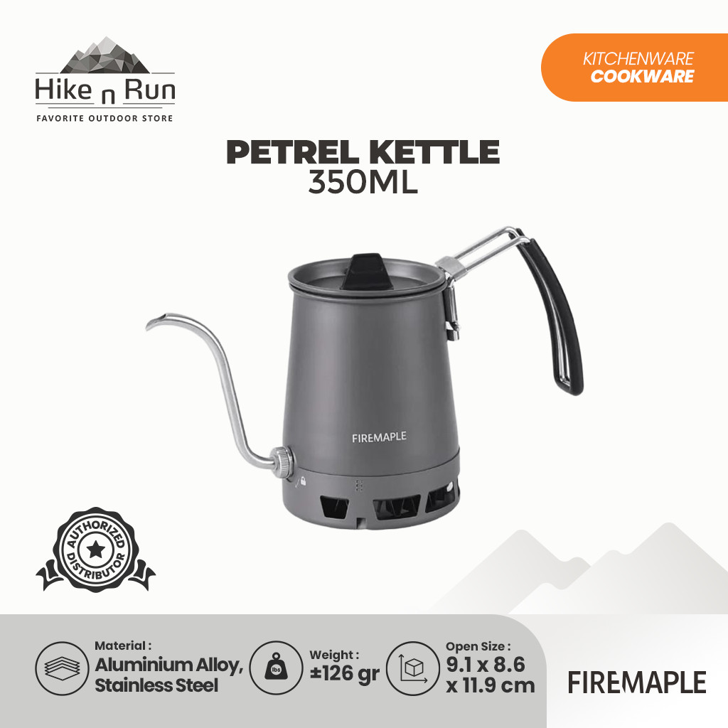 Fire Maple Petrel Pour Over Kettle 350ml Teko Kopi Manual Brew Camping Ultralight Portable Coffee Drip Outdoor