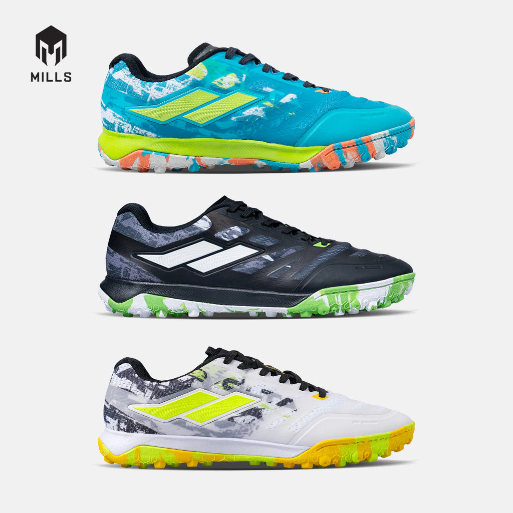 MILLS SEPATU MINI SOCCER VOLTASALA ALVEZ TF BLACK/WHITE/GREEN 9005608 dengan harg... - slide 1