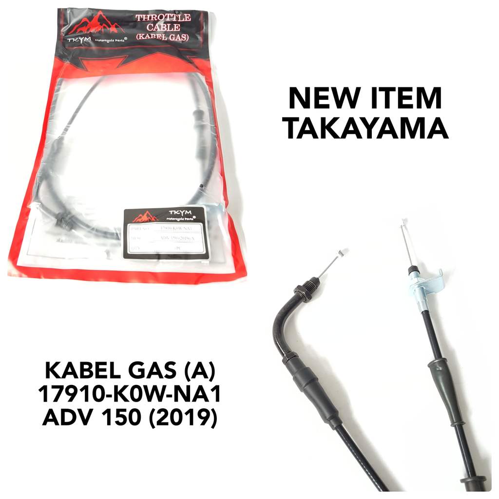 Jual Takayama Kabel Gas / Throttle Cable ADV 150 K0W (A) | Shopee Indonesia