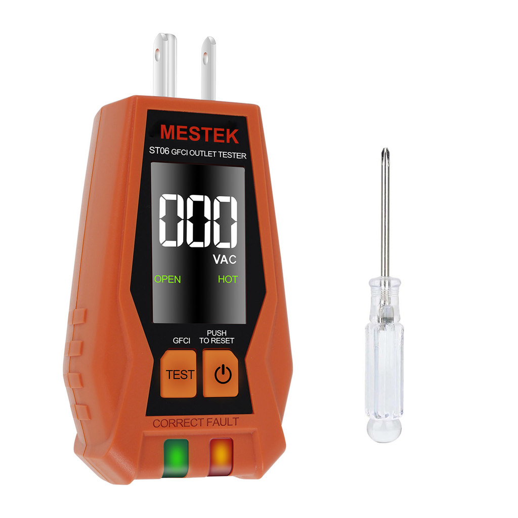 Jual 7 In splay Electrical Outlet Tester 3-Wire Circuit Tester Easy ...