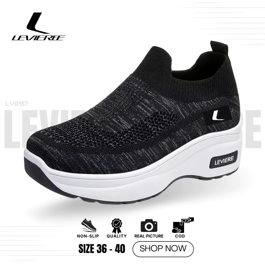 LVR Hyeri LV0157 Sepatu Sneakers Wedges Wanita Comfort NO BOX