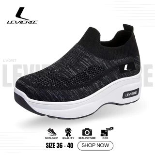 LVR Hyeri LV0157 Sepatu Sneakers Wedges Wanita Comfort NO BOX