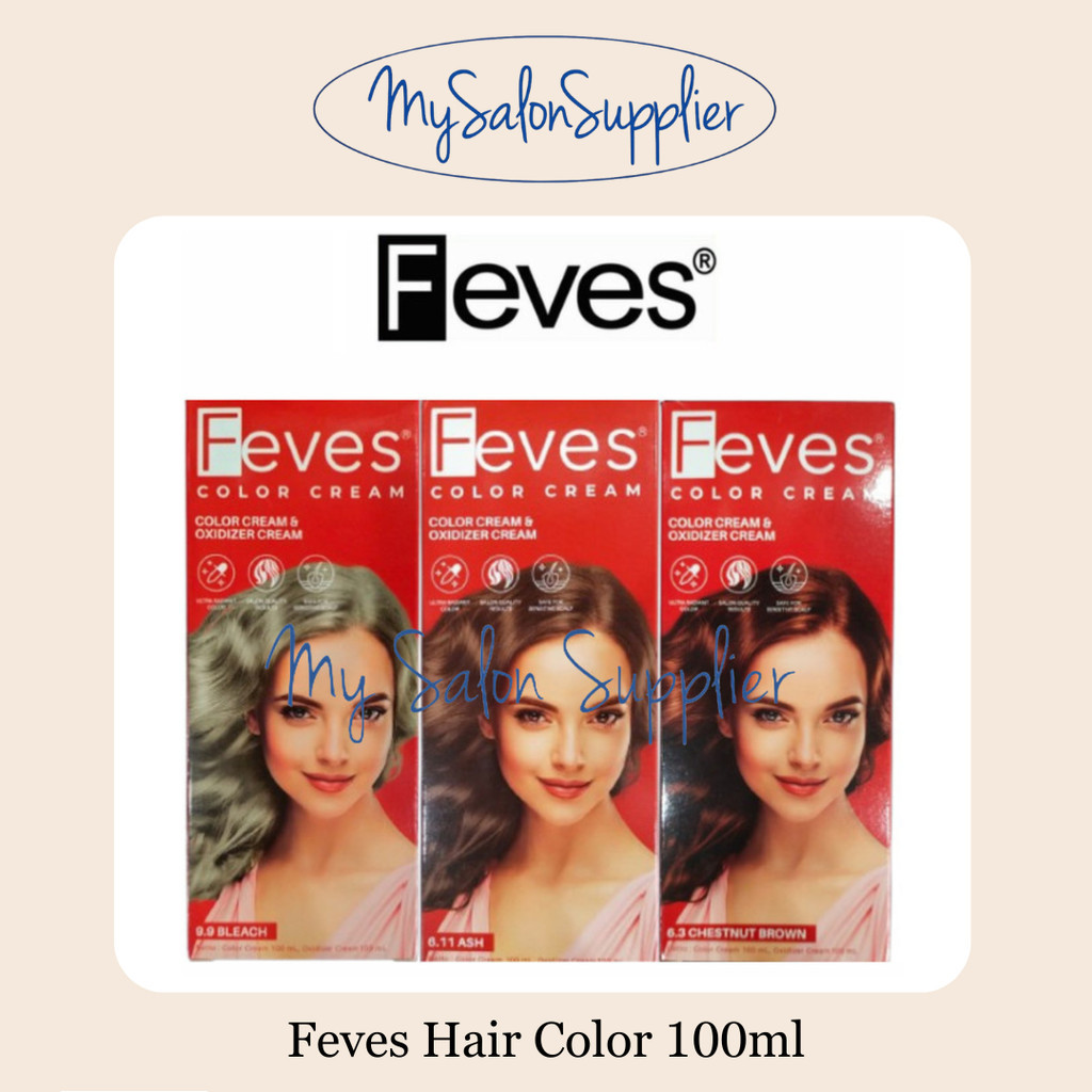 Jual Feves Color Cream Besar / Bleaching / Cat Rambut 100ml (diskon ...
