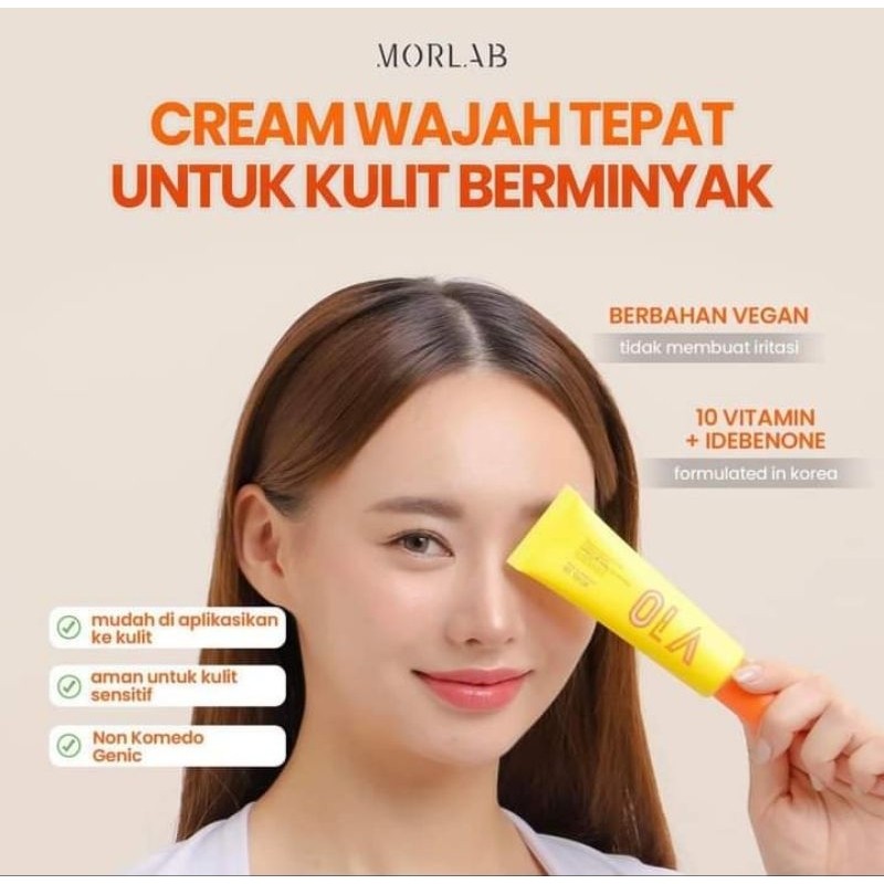Jual Morlab_V10 Vitamin Tone Up Cream Pencerah Wajah | Shopee Indonesia