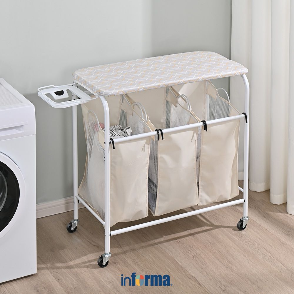 Jual Informa Beverly Meja Setrika Dengan Kantong Laundry - Putih Papan ...