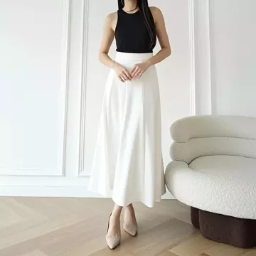 Hanalisa Fashion Skirt Audy Rok Maxy Wanita Bahan Scuba Strech Model Loose Anti Kusut Rok Flare