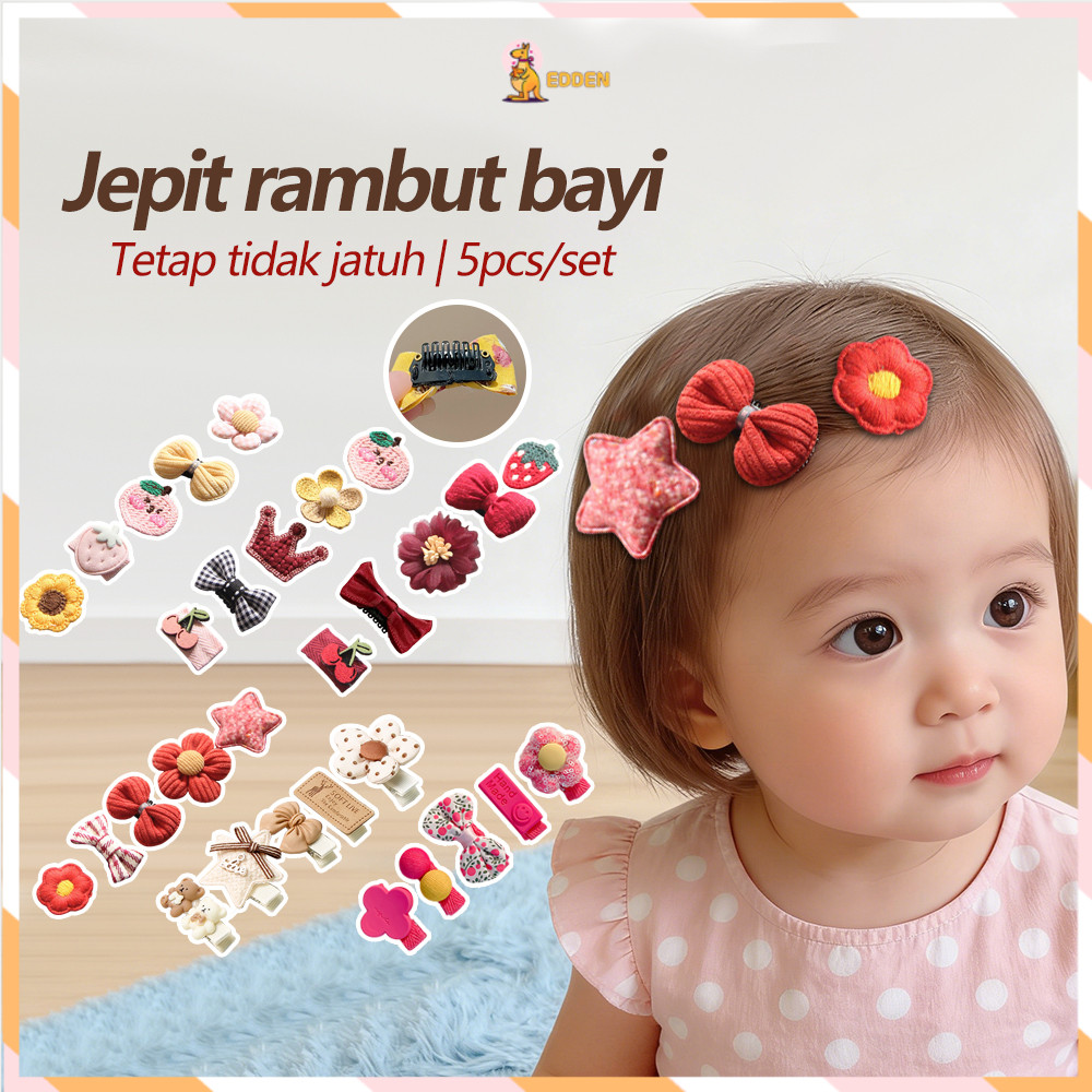 Jual Edden Set Jepit Rambut Anak Aksesoris Rambut Gaya Korea Jepit ...