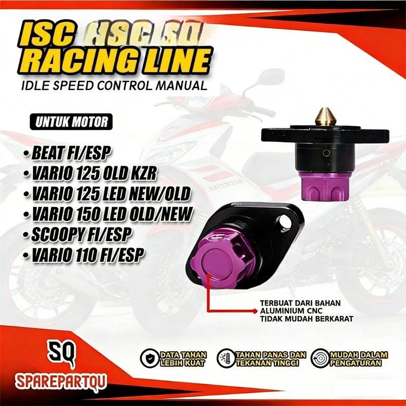 Jual Honda /yamaha ISC Racing Line Vario 125 Vario 150 Beat Scoopy Fi ...