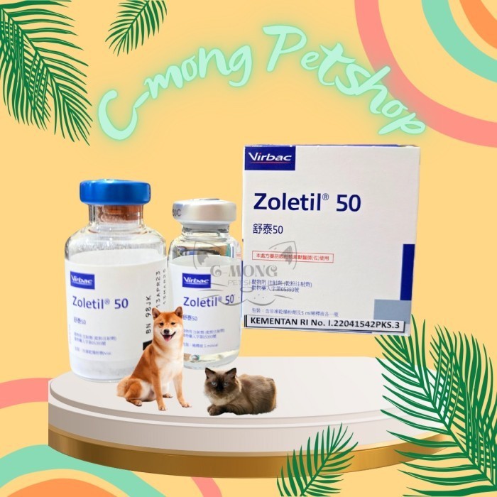Jual Zoletil 50 Virbac For VET Only 5 ml | Shopee Indonesia