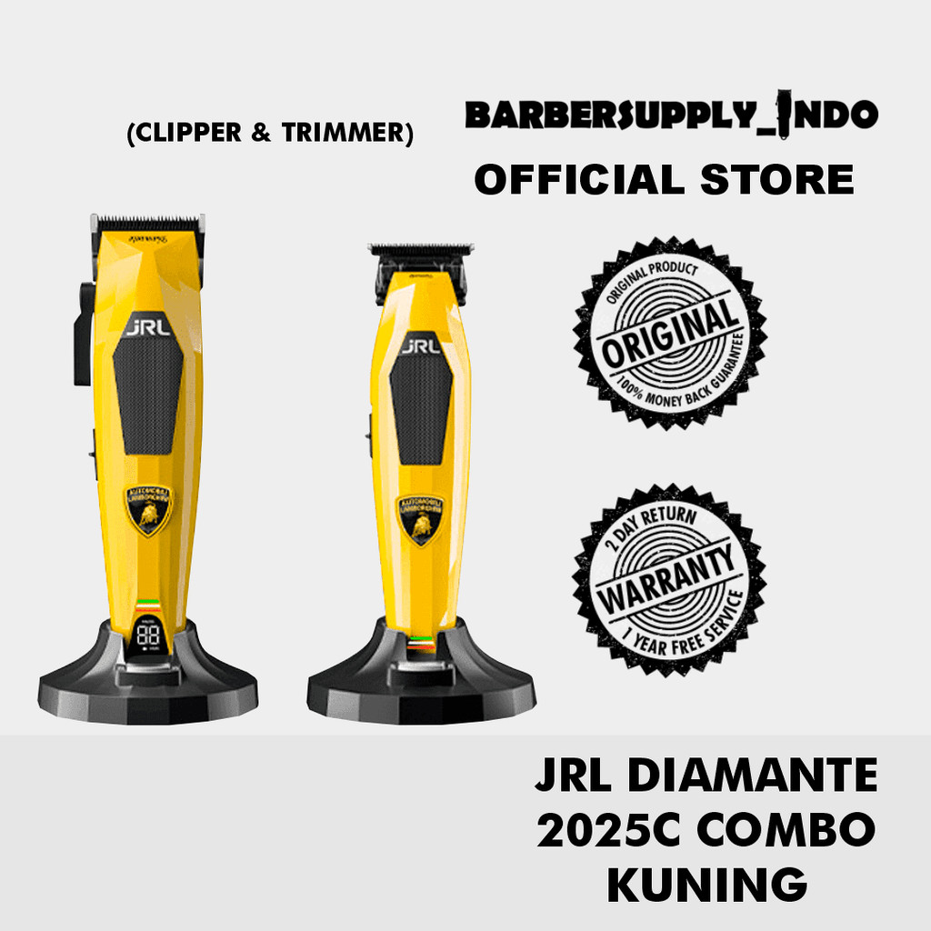 Jual JRL DIAMANTE 2025C COMBO CLIPPER & TRIMMER SET - ALAT CUKUR