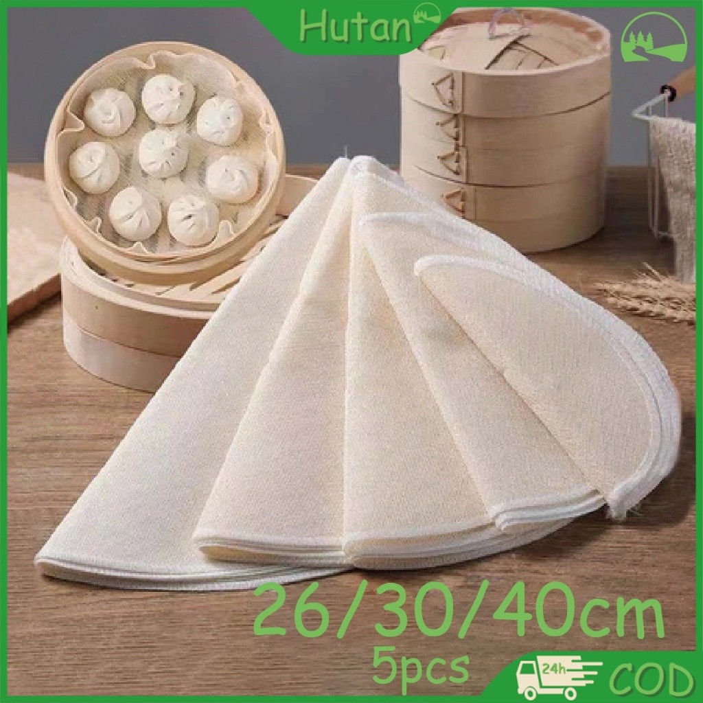 Jual 5pcs/Set Kain Kukusan Anti Lengket Kain Dimsum Kukus Kain Alas ...