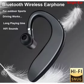 S109 TWS Bluetooth Earphone Single Ear HiFi Sound Wireless Headset Baterai Tahan Lama