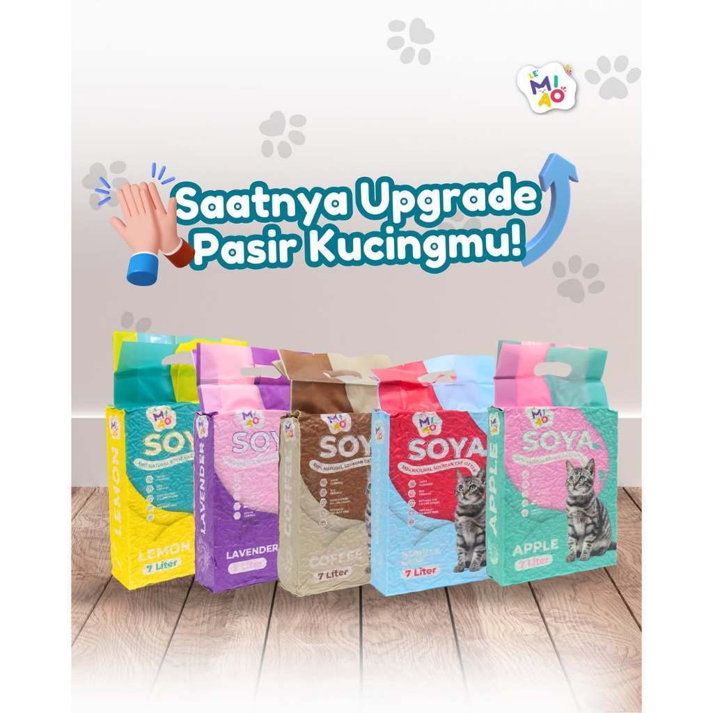 Jual 1SMG Pasir Tofu Le Miao Premium Natural Soybean Cat Litter | Tofu ...