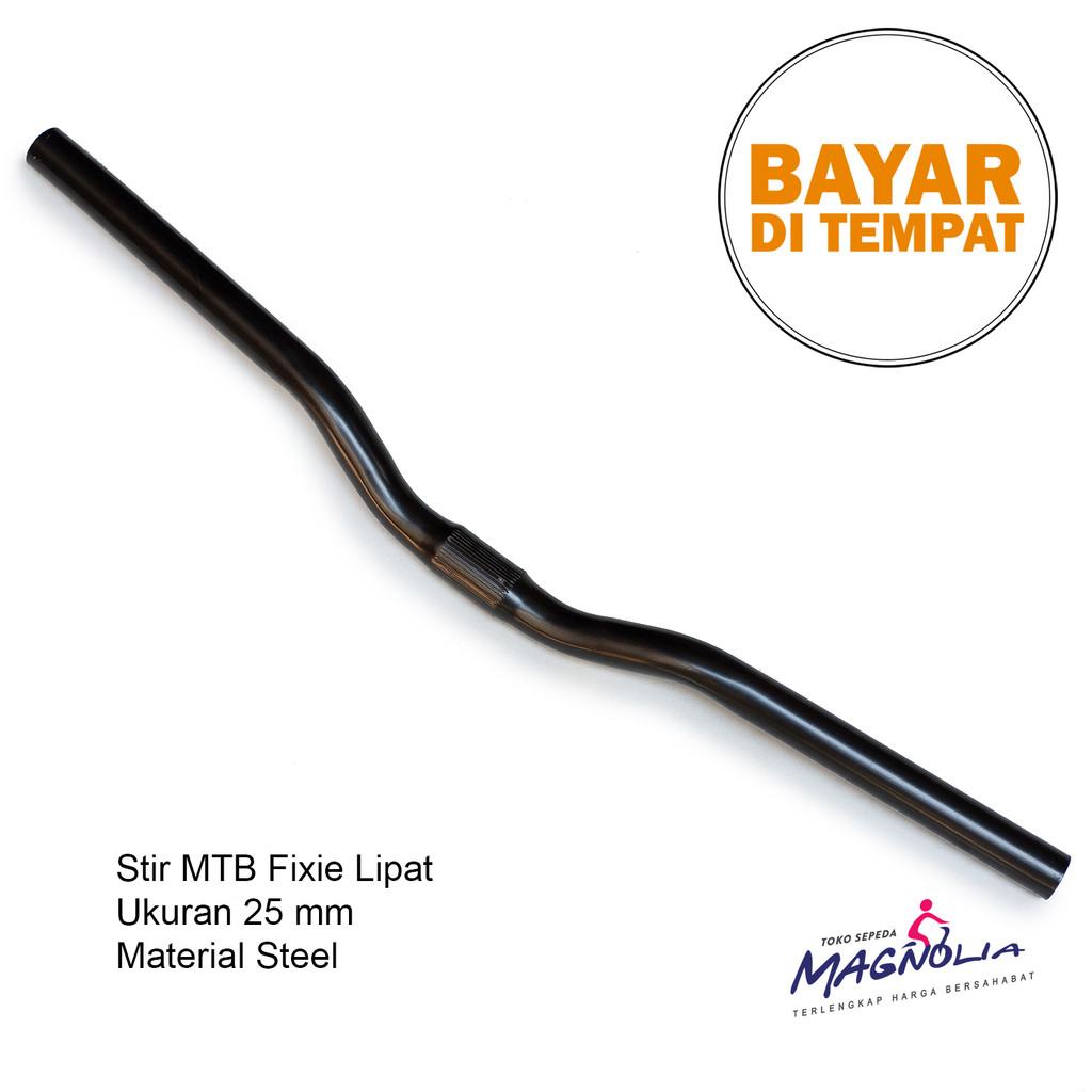 Jual Handlebar Stang Stir Sepeda Fixie MTB Gunung Rise Steel | Shopee ...