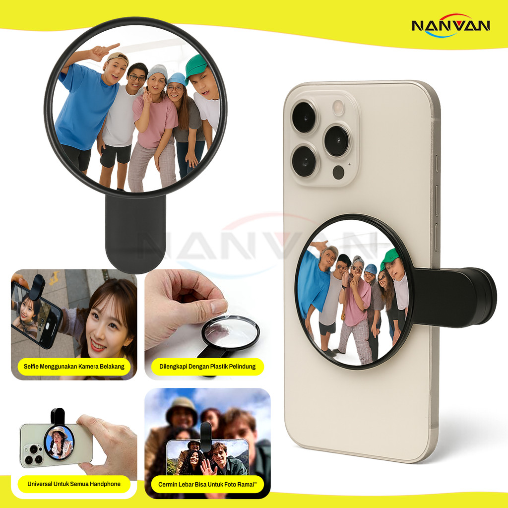 Jual NANVAN NVN-PM07 Cermin Selfie Kamera Belakang Hp - Rear Camera ...