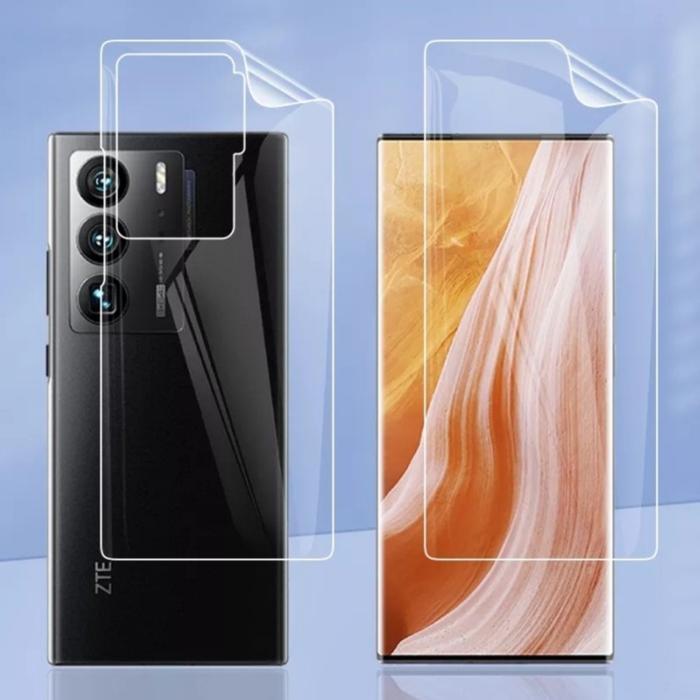 Custodia protettiva per ZTE Axon 30 Ultra 5G, in morbido TPU, antiurto, in silicone, anti-impronte, per ZTE Axon 30 Ultra 5G, colore: bianco