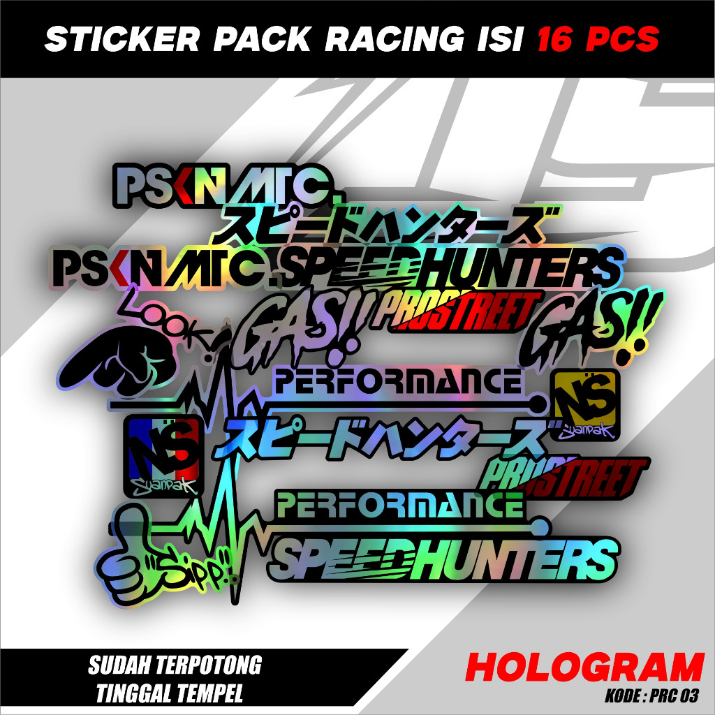 Jual Sticker Sponsor Racing / Sticker Sponsor / Sticker Motor / Sticker ...