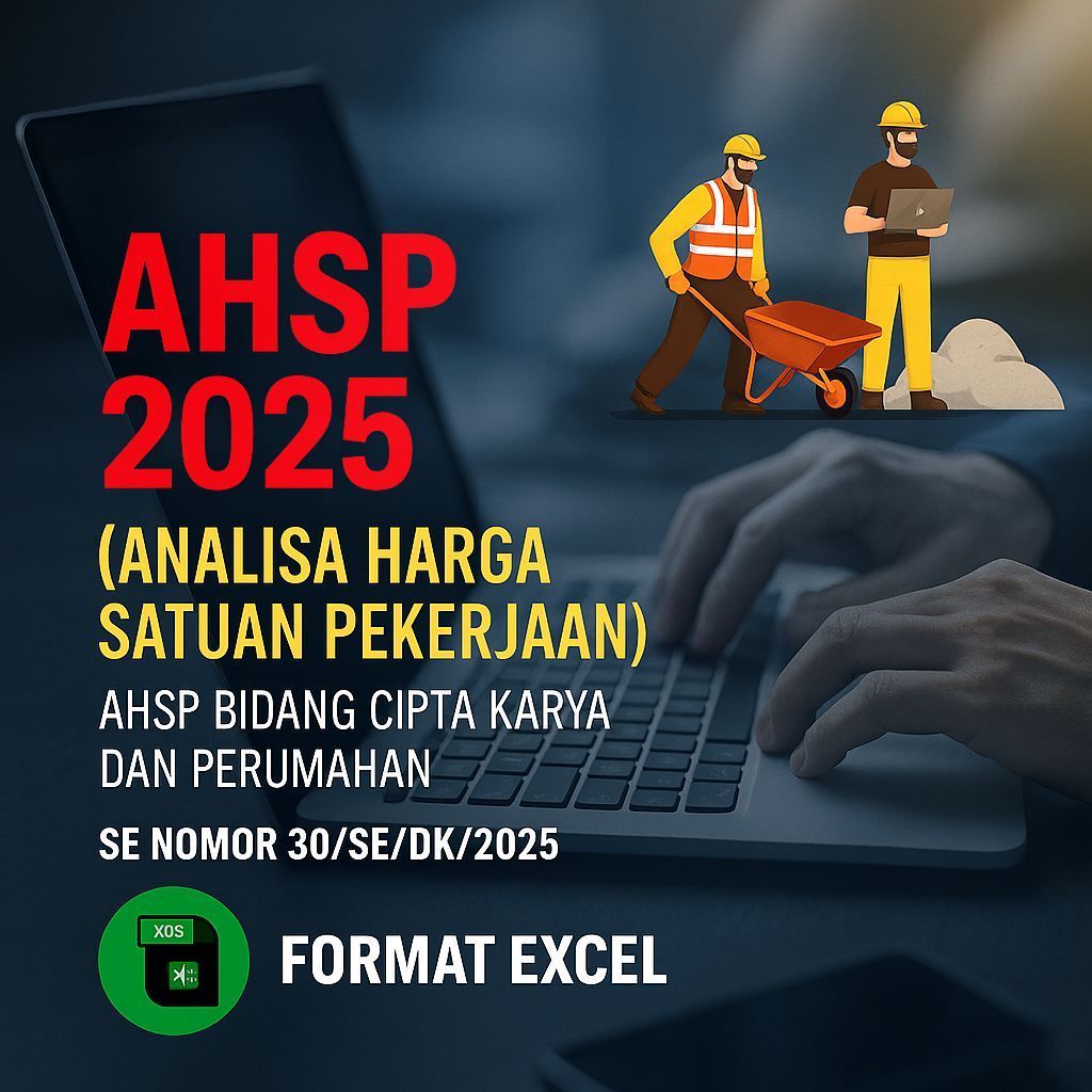 Jual Excel Template AHSP 2025 & RAB Konstruksi – Cocok untuk Estimator ...