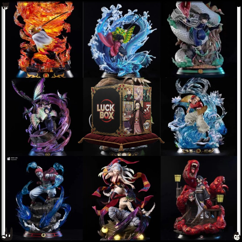 Jual Demon Slayer Kimetsu No Yaiba Anime Figure Mystery Box 12 Styles ...