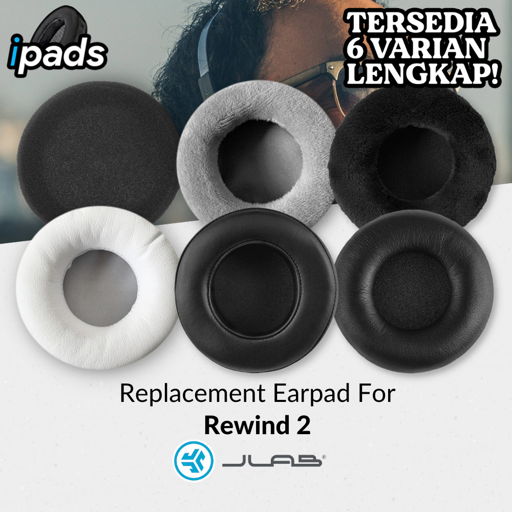 Jual Earpad Earcup Ear Cushion JLab Rewind 2 Busa Bantalan Foam Pad ...