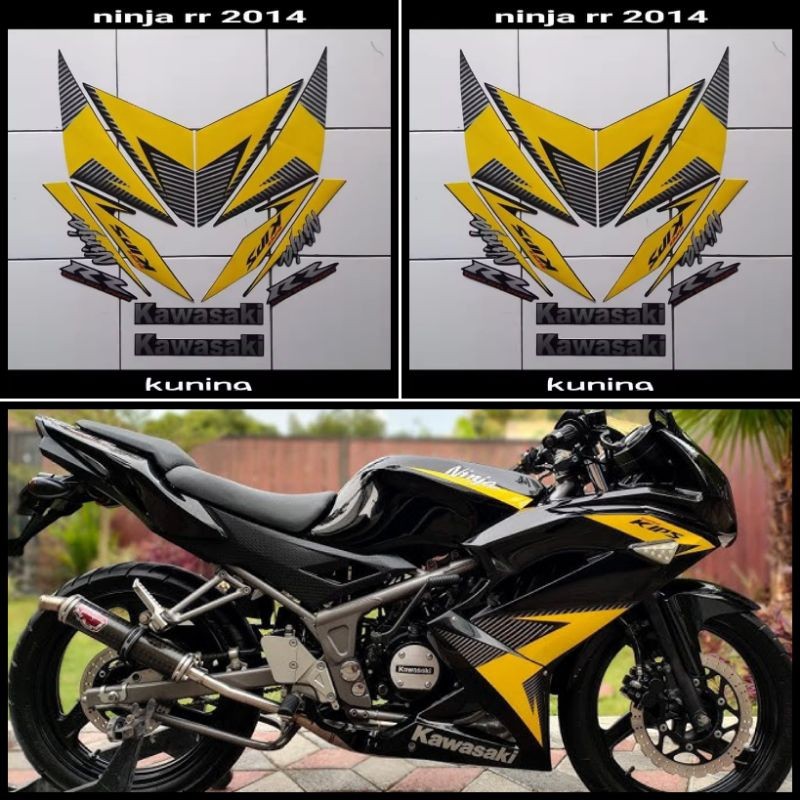 Jual STIKER STRIPING LIS LES POLET PLAT PLISIR BODY MOTOR KAWASAKI ...