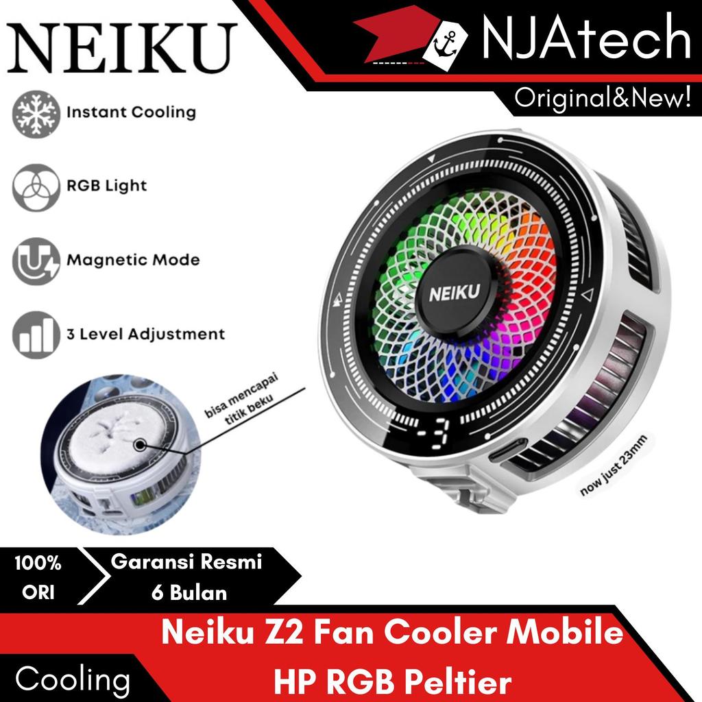 Jual NEIKU Z2 FAN COOLER PENDINGIN PONSEL DENGAN 3 MODE LEVEL & LED RGB ...