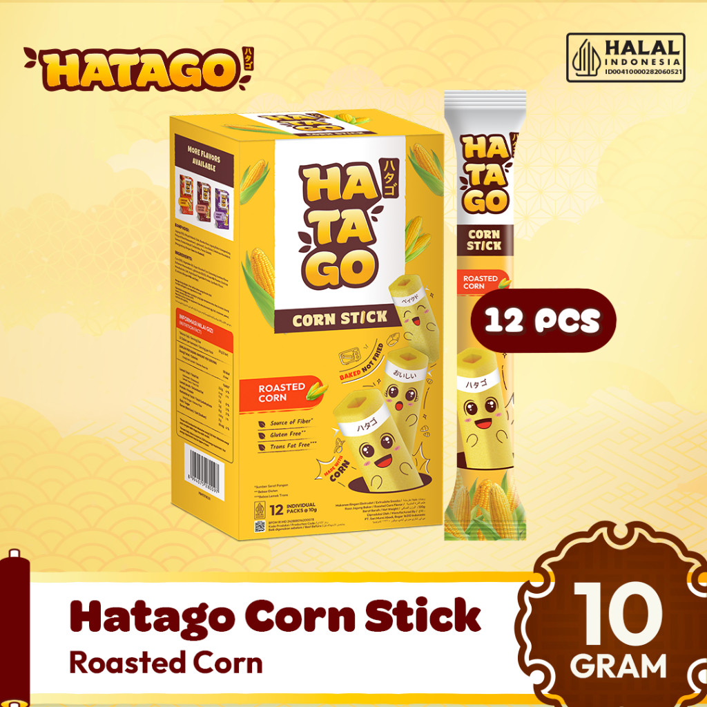 Jual Hatago Corn Stick 10gr - Roasted Corn (1 Box @ 12 pcs) | Shopee ...