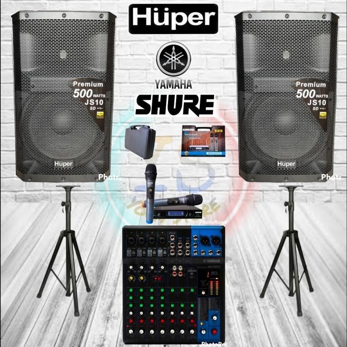 Jual Paket Sound HUPER Audio Profesional 15 Inch JS-10 Mixer Yamaha 2 ...