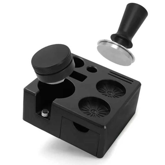 Jual SCAFE Coffee Tamper Station Espresso Portafilter 180x180x75mm ...