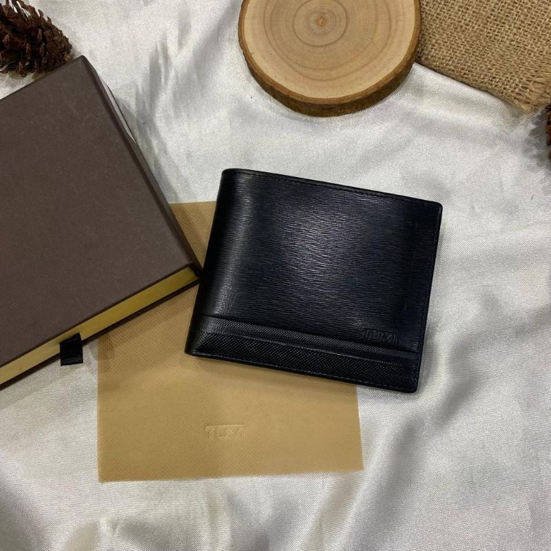 Jual DOMPET LEATHER SIGNATURE IN BLACK MATTE | Shopee Indonesia
